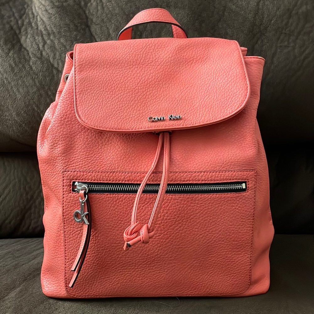 Coral Calvin Klein Backpack
